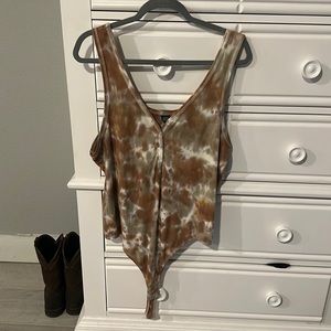 Tie dye wild fable body suit
